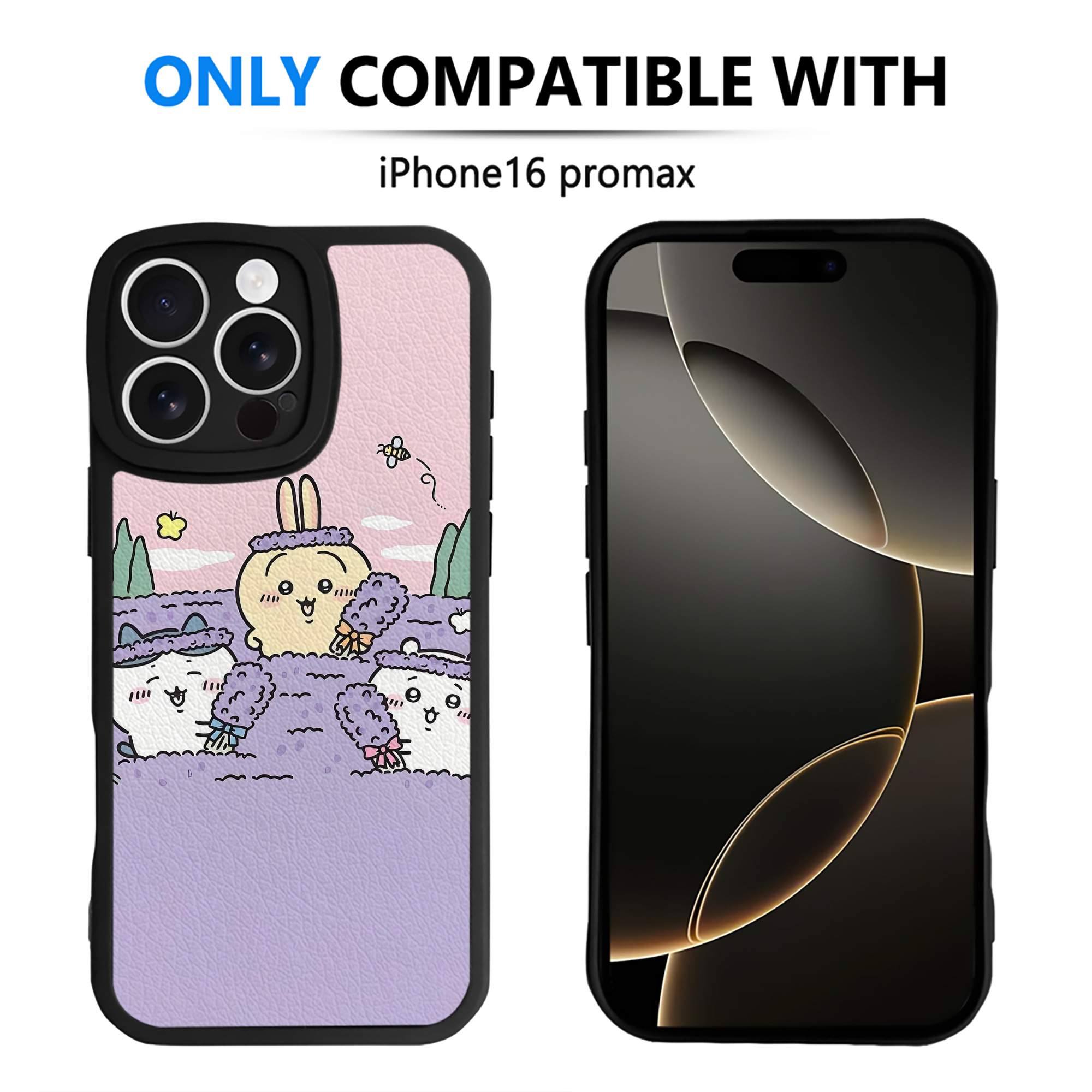 （画像用） ちいかわ Chii-kawa 【iPhone 16シリーズ対応】シリコンスマホケース（レザー調） 材質：シリコン